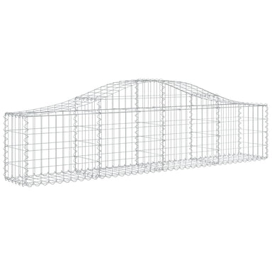 Schanskorf Gewelfd 200X30X40/60 Cm Gegalvaniseerd Ijzer 1 200 x 30 x 40/60 cm
