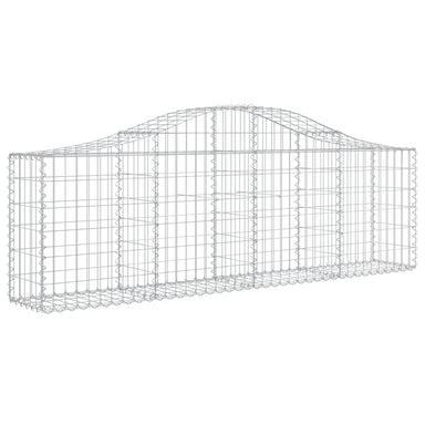 Schanskorf Gewelfd 200X30X60/80 Cm Gegalvaniseerd Ijzer 1 200 x 30 x 60/80 cm