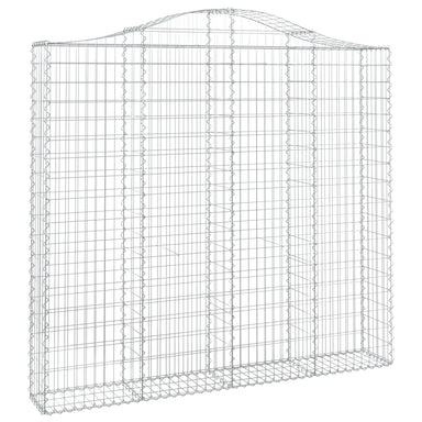 Schanskorf Gewelfd 200X30X180/200 Cm Gegalvaniseerd Ijzer 200 x 30 x 180/200 cm
