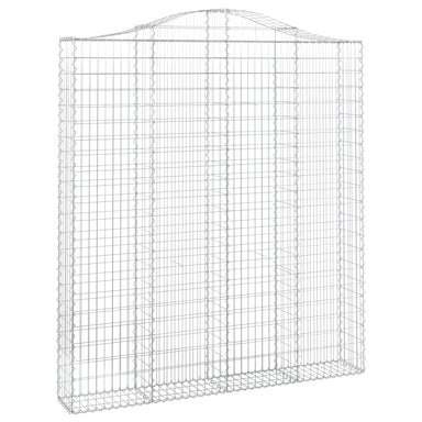 Schanskorf Gewelfd 200X30X220/240 Cm Gegalvaniseerd Ijzer 1 200 x 30 x 220/240 cm