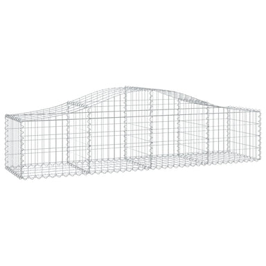 Schanskorf Gewelfd 200X50X40/60 Cm Gegalvaniseerd Ijzer 1 200 x 50 x 40/60 cm