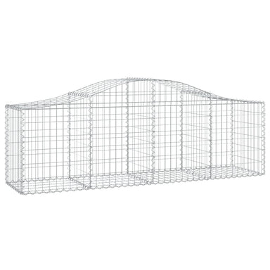 Schanskorf Gewelfd 200X50X60/80 Cm Gegalvaniseerd Ijzer 1 200 x 50 x 60/80 cm