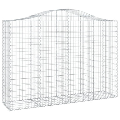 Schanskorf Gewelfd 200X50X140/160 Cm Gegalvaniseerd Ijzer 200 x 50 x 140/160 cm