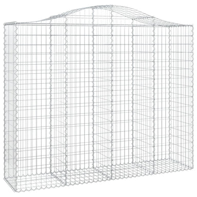 Schanskorf Gewelfd 200X50X160/180 Cm Gegalvaniseerd Ijzer 200 x 50 x 160/180 cm