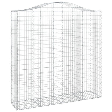 Schanskorf Gewelfd 200X50X200/220 Cm Gegalvaniseerd Ijzer 1 200 x 50 x 200/220 cm