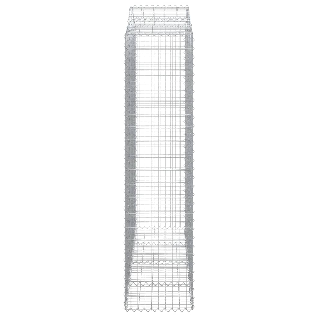 Schanskorf Gewelfd 200X50X200/220 Cm Gegalvaniseerd Ijzer 1 200 x 50 x 200/220 cm