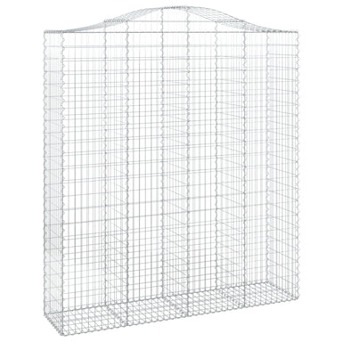 Schanskorf Gewelfd 200X50X220/240 Cm Gegalvaniseerd Ijzer 1 200 x 50 x 220/240 cm