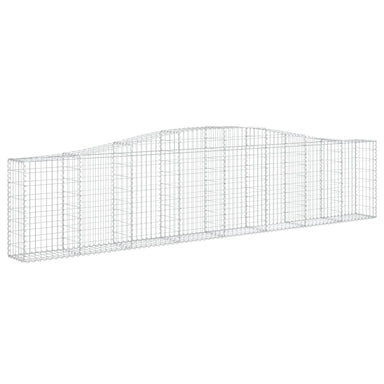 Schanskorf Gewelfd 400X30X80/100 Cm Gegalvaniseerd Ijzer 400 x 30 x 80/100 cm