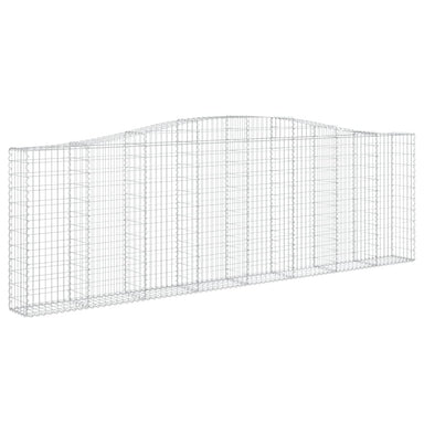 Schanskorf Gewelfd 400X30X120/140 Cm Gegalvaniseerd Ijzer 400 x 30 x 120/140 cm
