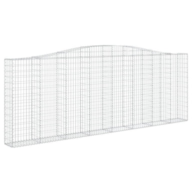 Schanskorf Gewelfd 400X30X140/160 Cm Gegalvaniseerd Ijzer 400 x 30 x 140/160 cm