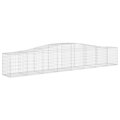 Schanskorf Gewelfd 400X50X60/80 Cm Gegalvaniseerd Ijzer 1 400 x 50 x 60/80 cm