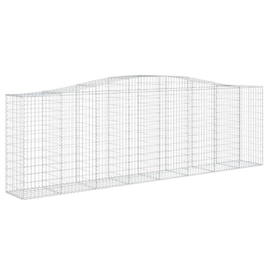 Schanskorf Gewelfd 400X50X120/140 Cm Gegalvaniseerd Ijzer 400 x 50 x 120/140 cm