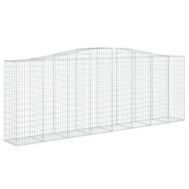 Schanskorf Gewelfd 400X50X140/160 Cm Gegalvaniseerd Ijzer 400 x 50 x 140/160 cm