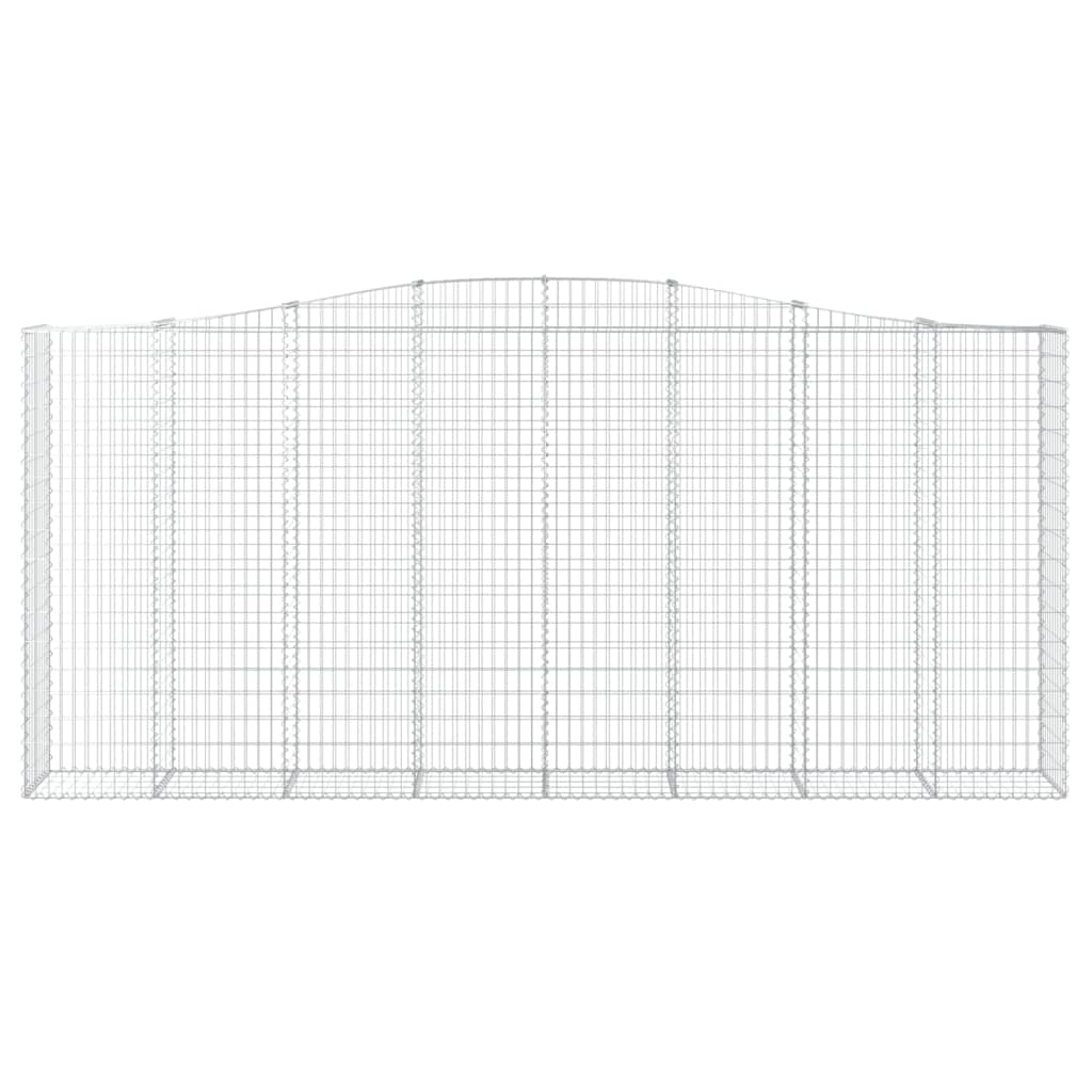 Schanskorf Gewelfd 400X50X180/200 Cm Gegalvaniseerd Ijzer 400 x 50 x 180/200 cm