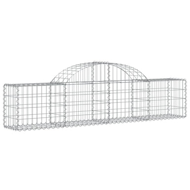 Schanskorf Gewelfd 200X30X40/60 Cm Gegalvaniseerd Ijzer 1 200 x 30 x 40/60 cm