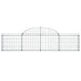 Schanskorf Gewelfd 200X30X40/60 Cm Gegalvaniseerd Ijzer 1 200 x 30 x 40/60 cm