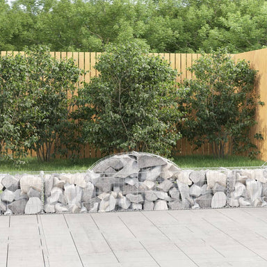 Schanskorf Gewelfd 200X30X40/60 Cm Gegalvaniseerd Ijzer 1 200 x 30 x 40/60 cm