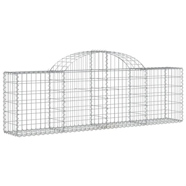 Schanskorf Gewelfd 200X30X60/80 Cm Gegalvaniseerd Ijzer 1 200 x 30 x 60/80 cm