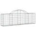 Schanskorf Gewelfd 200X30X60/80 Cm Gegalvaniseerd Ijzer 1 200 x 30 x 60/80 cm