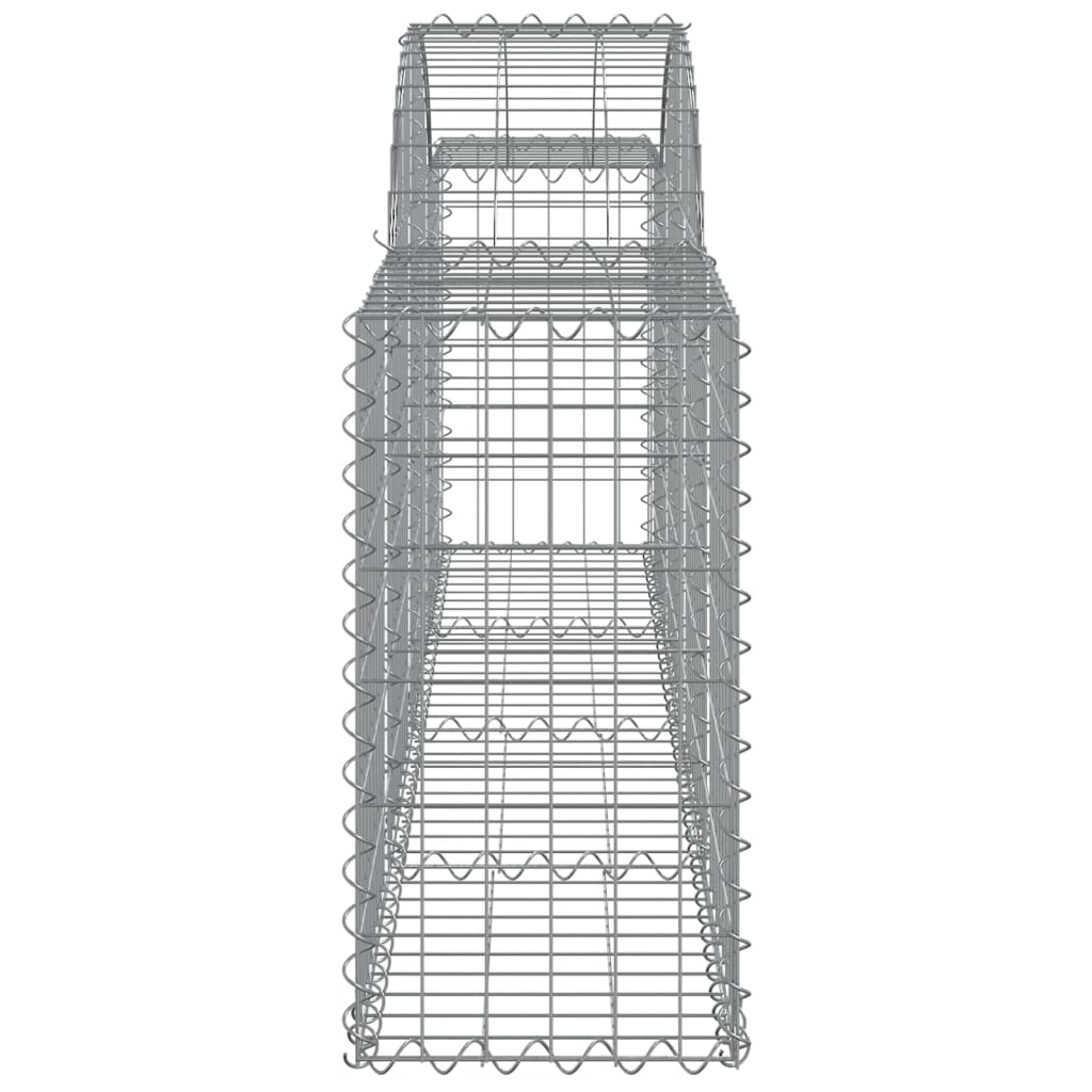 Schanskorf Gewelfd 200X30X60/80 Cm Gegalvaniseerd Ijzer 1 200 x 30 x 60/80 cm