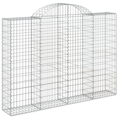 Schanskorf Gewelfd 200X30X140/160 Cm Gegalvaniseerd Ijzer 200 x 30 x 140/160 cm
