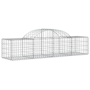 Schanskorf Gewelfd 200X50X40/60 Cm Gegalvaniseerd Ijzer 1 200 x 50 x 40/60 cm