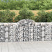 Schanskorf Gewelfd 200X50X100/120 Cm Gegalvaniseerd Ijzer 200 x 50 x 100/120 cm