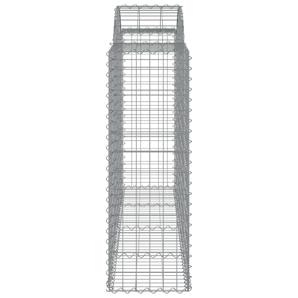 Schanskorf Gewelfd 200X50X120/140 Cm Gegalvaniseerd Ijzer 200 x 50 x 120/140 cm