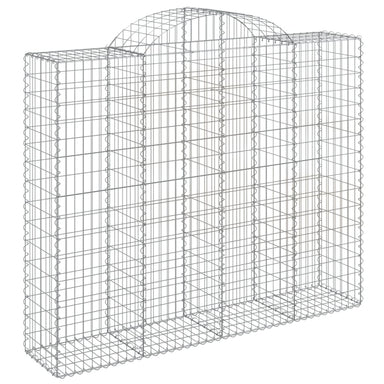 Schanskorf Gewelfd 200X50X160/180 Cm Gegalvaniseerd Ijzer 200 x 50 x 160/180 cm