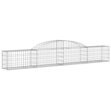 Schanskorf Gewelfd 300X30X40/60 Cm Gegalvaniseerd Ijzer 1 300 x 30 x 40/60 cm