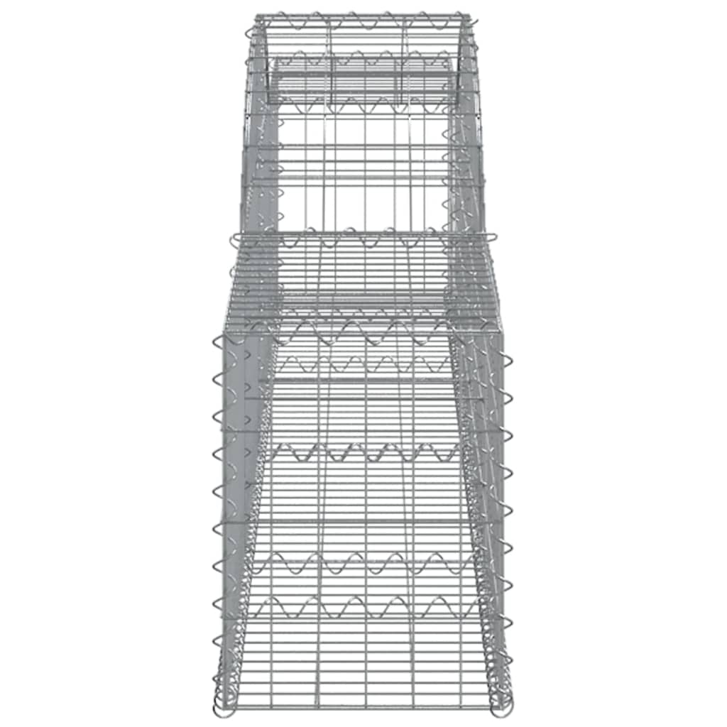 Schanskorf Gewelfd 300X30X40/60 Cm Gegalvaniseerd Ijzer 1 300 x 30 x 40/60 cm