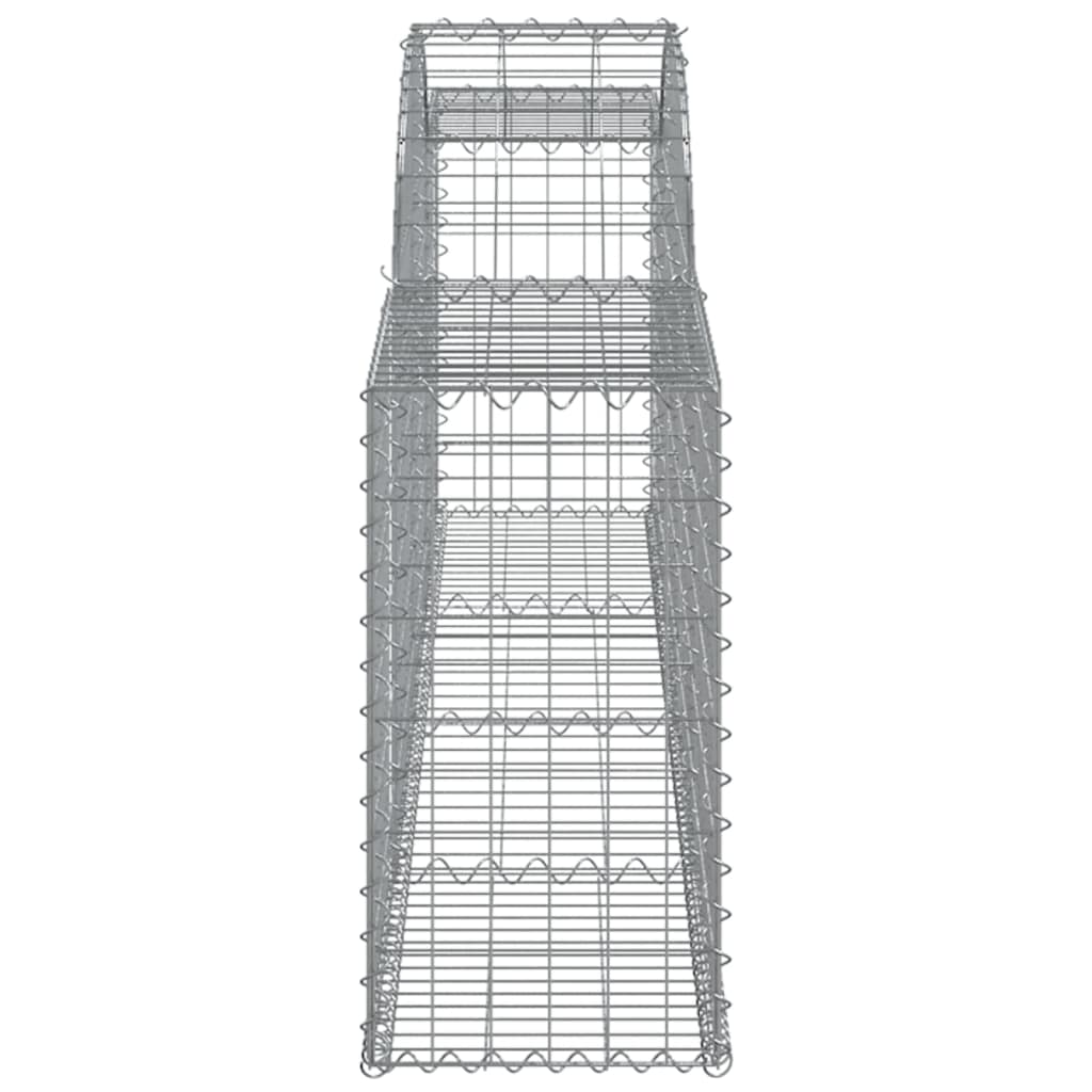 Schanskorf Gewelfd 300X30X60/80 Cm Gegalvaniseerd Ijzer 1 300 x 30 x 60/80 cm