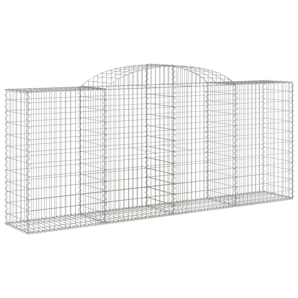 Schanskorf Gewelfd 300X50X120/140 Cm Gegalvaniseerd Ijzer 300 x 50 x 120/140 cm