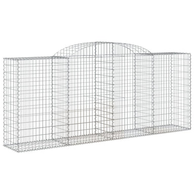 Schanskorf Gewelfd 300X50X120/140 Cm Gegalvaniseerd Ijzer 300 x 50 x 120/140 cm