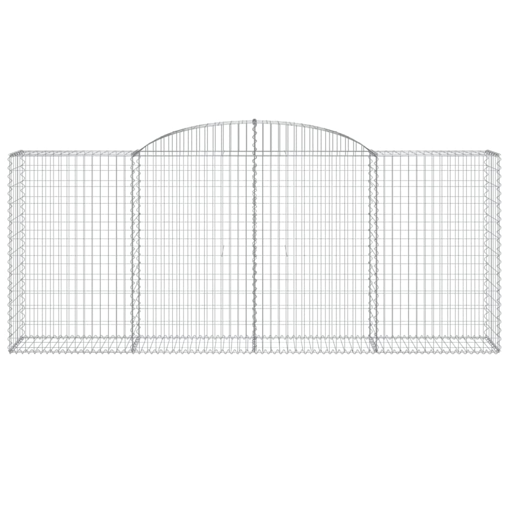 Schanskorf Gewelfd 300X50X120/140 Cm Gegalvaniseerd Ijzer 300 x 50 x 120/140 cm