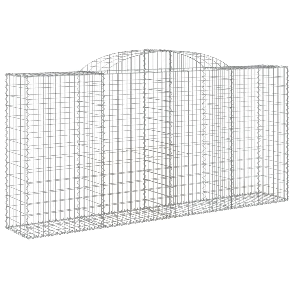 Schanskorf Gewelfd 300X50X140/160 Cm Gegalvaniseerd Ijzer 300 x 50 x 140/160 cm