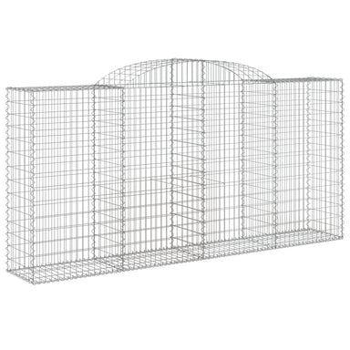 Schanskorf Gewelfd 300X50X140/160 Cm Gegalvaniseerd Ijzer 300 x 50 x 140/160 cm