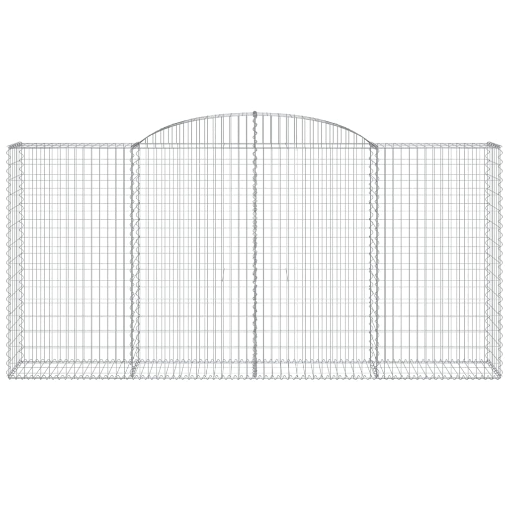 Schanskorf Gewelfd 300X50X140/160 Cm Gegalvaniseerd Ijzer 300 x 50 x 140/160 cm