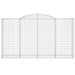 Schanskorf Gewelfd 300X50X160/180 Cm Gegalvaniseerd Ijzer 300 x 50 x 160/180 cm