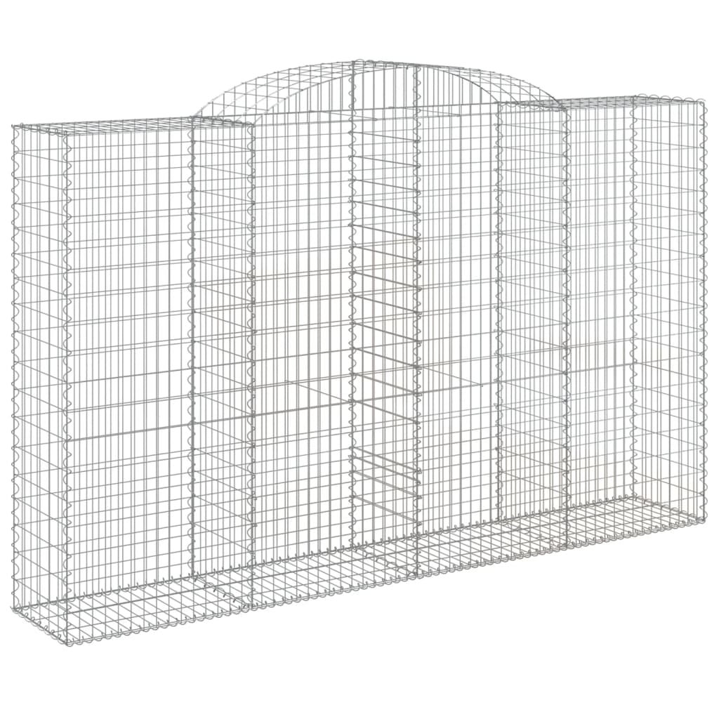 Schanskorf Gewelfd 300X50X180/200 Cm Gegalvaniseerd Ijzer 300 x 50 x 180/200 cm
