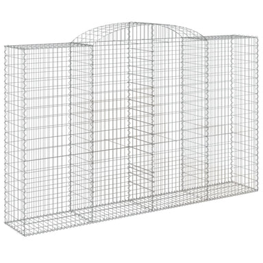 Schanskorf Gewelfd 300X50X180/200 Cm Gegalvaniseerd Ijzer 300 x 50 x 180/200 cm