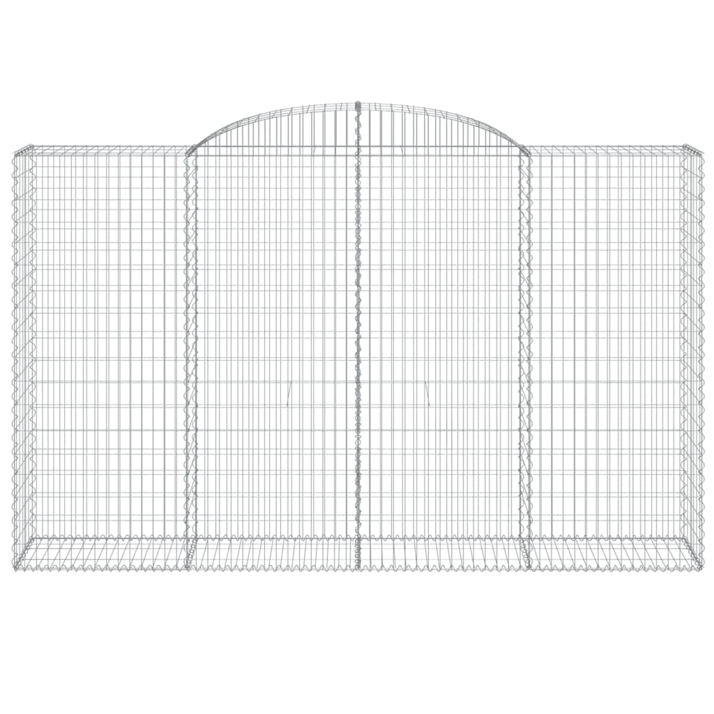 Schanskorf Gewelfd 300X50X180/200 Cm Gegalvaniseerd Ijzer 300 x 50 x 180/200 cm