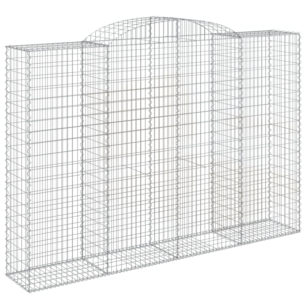 Schanskorf Gewelfd 300X50X200/220 Cm Gegalvaniseerd Ijzer 1 300 x 50 x 200/220 cm