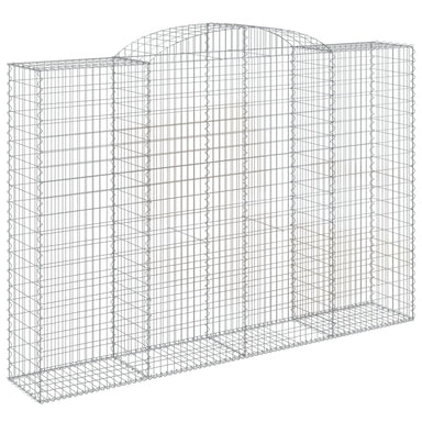 Schanskorf Gewelfd 300X50X200/220 Cm Gegalvaniseerd Ijzer 1 300 x 50 x 200/220 cm
