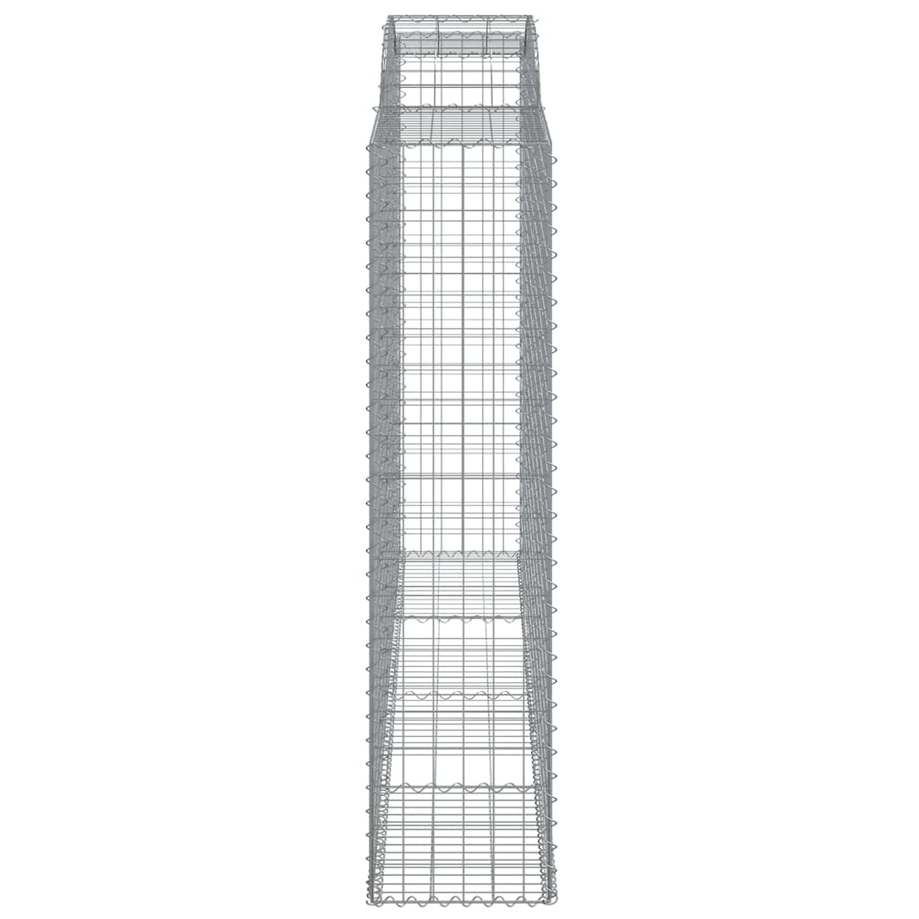 Schanskorf Gewelfd 300X50X200/220 Cm Gegalvaniseerd Ijzer 1 300 x 50 x 200/220 cm