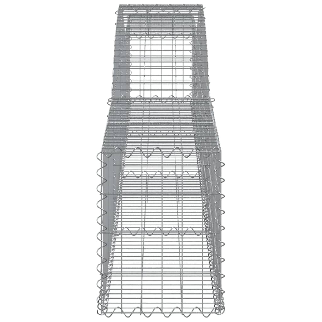 Schanskorf Gewelfd 400X30X40/60 Cm Gegalvaniseerd Ijzer 1 400 x 30 x 40/60 cm