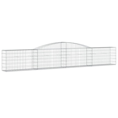 Schanskorf Gewelfd 400X30X60/80 Cm Gegalvaniseerd Ijzer 1 400 x 30 x 60/80 cm