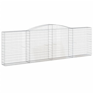 Schanskorf Gewelfd 400X30X120/140 Cm Gegalvaniseerd Ijzer 400 x 30 x 120/140 cm