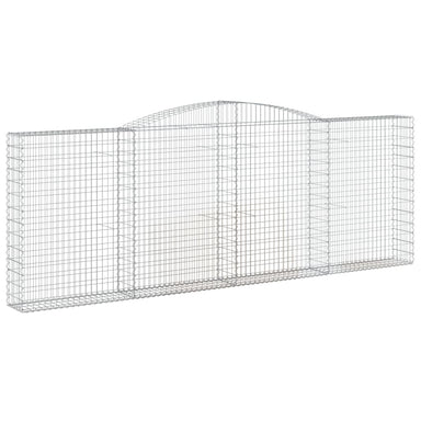 Schanskorf Gewelfd 400X30X140/160 Cm Gegalvaniseerd Ijzer 400 x 30 x 140/160 cm