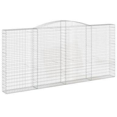 Schanskorf Gewelfd 400X30X180/200 Cm Gegalvaniseerd Ijzer 400 x 30 x 180/200 cm